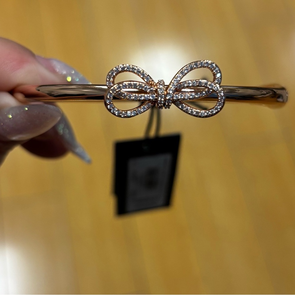 Kate Spade Rose Gold Bow Bracelet